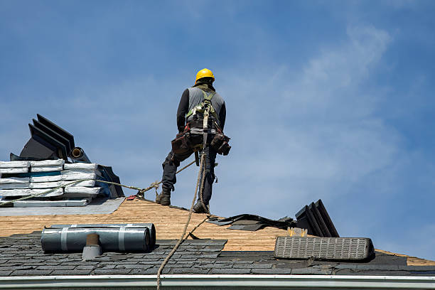 Professional Flat Roof Repair technician working in Blue Bell, PA